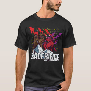 Trader Leven Aandelenmarkt Belegger Forex Invester T-shirt