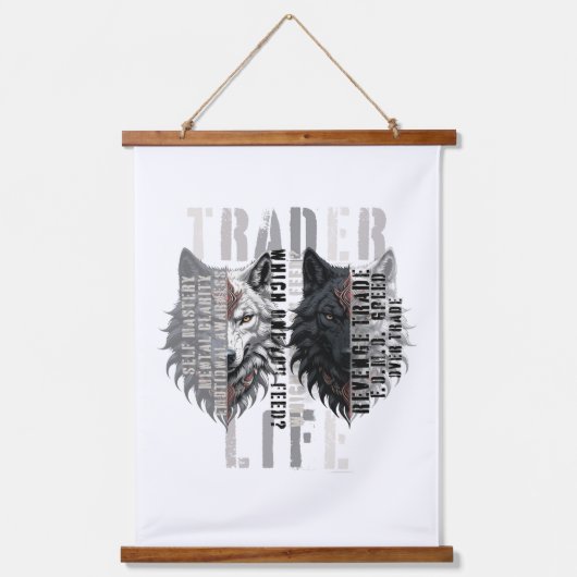 Trader life | Wolf | Both sides Hangend Wandkleed (Voorkant)