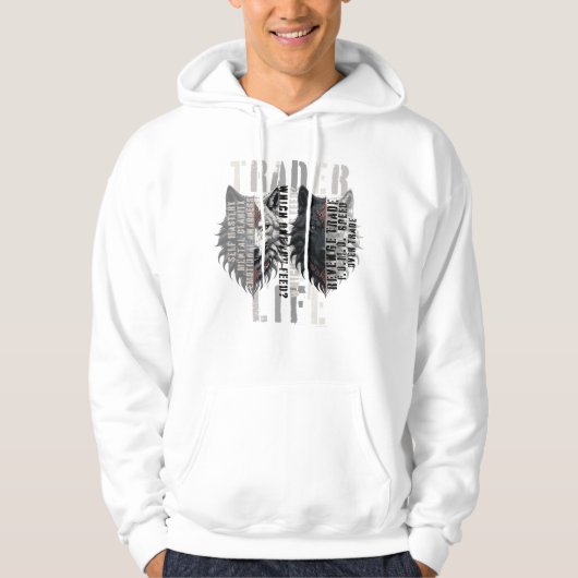 Trader life | Wolf | Both sides Hoodie (Voorkant)