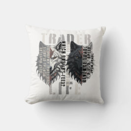 Trader life | Wolf | Both sides Kussen