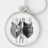 Trader life | Wolf | Both sides Sleutelhanger (Voorkant)