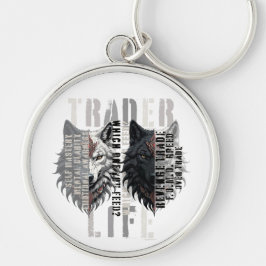 Trader life | Wolf | Both sides Sleutelhanger