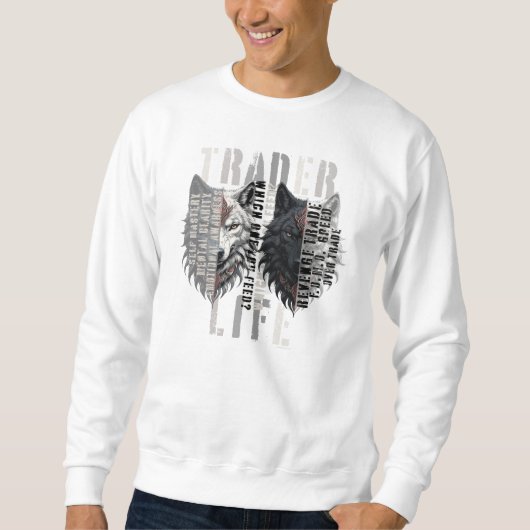 Trader life | Wolf | Both sides Trui (Voorkant)