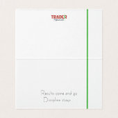 Trader Mindset – Discipline, Focus, Trading Psycho Kaart (Binnenkant ongevouwen)