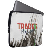 Trader Mindset – Discipline, Focus, Trading Psycho Laptop Sleeve (Voorkant Rechts)