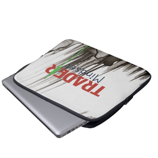 Trader Mindset – Discipline, Focus, Trading Psycho Laptop Sleeve (Voorkant onderkant)