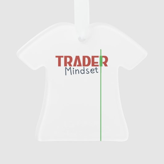 Trader Mindset – Discipline, Focus, Trading Psycho Ornament (achterkant)