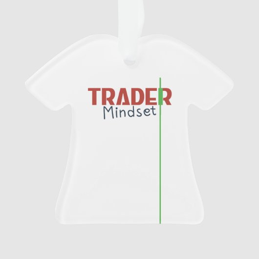 Trader Mindset – Discipline, Focus, Trading Psycho Ornament (voorkant)