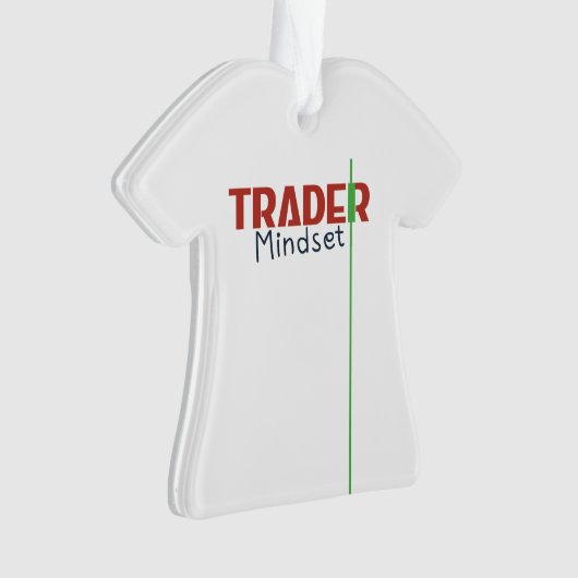 Trader Mindset – Discipline, Focus, Trading Psycho Ornament (voorkant)