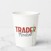 Trader Mindset – Discipline, Focus, Trading Psycho Papieren Bekers (Achterkant)