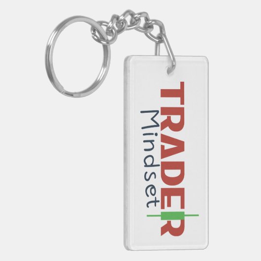 Trader Mindset – Discipline Focus & Trading Psycho Sleutelhanger (Voorkant Links)