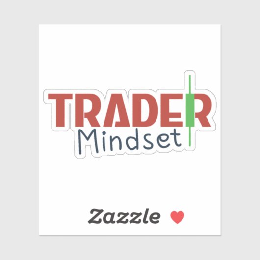 Trader Mindset – Discipline Focus & Trading Psycho Sticker (Vel)
