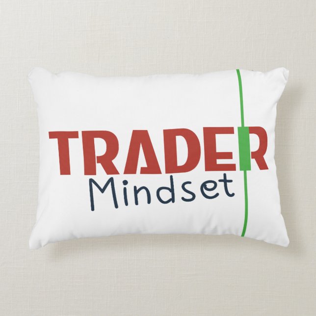 Trader Mindset – Discipline Focused Trading Accent Kussen (Voorkant)