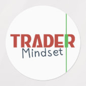 Trader Mindset – Discipline Focused Trading Labels (Design 2)
