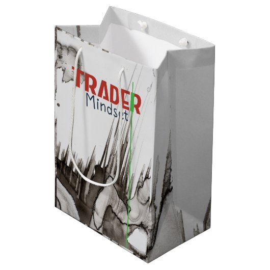 Trader Mindset – Discipline Focused Trading Medium Cadeauzakje (Voorkant Gekanteld)