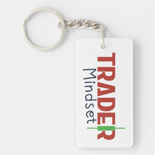 Trader Mindset – Discipline Focused Trading Sleutelhanger (Voorkant)