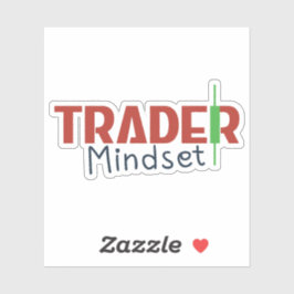 Trader Mindset – Discipline Focused Trading Sticker