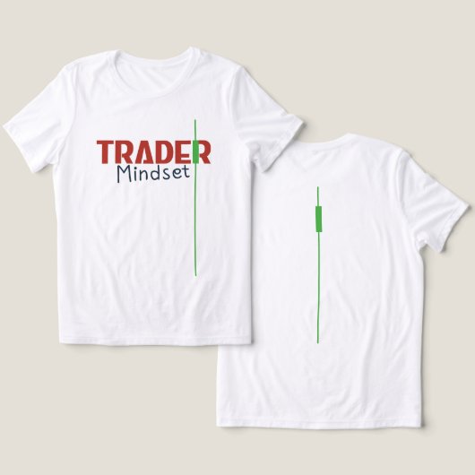 Trader Mindset – Discipline Focused Trading Tri-Blend Shirt (Ontwerp Voorkant & Achterkant)