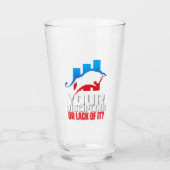 Trader motivation | Bull | Discipline Glas (Voorkant)