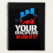 Trader motivation | Bull | Discipline Planner (Voorkant)