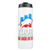 Trader motivation | Bull | Discipline Thermosbeker (Voorkant)