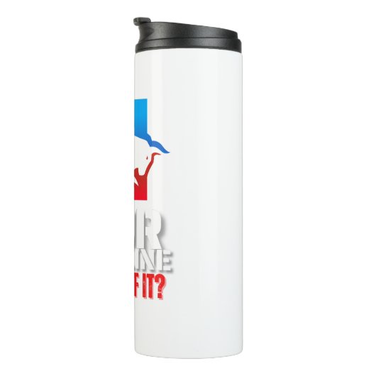 Trader motivation | Bull | Discipline Thermosbeker (Geroteerd rechts)