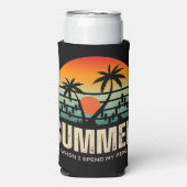 Trader ontwerp | Zomer | Grappig Seltzer Blikjeskoeler (Seltzer Voorkant)