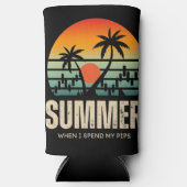 Trader ontwerp | Zomer | Grappig Seltzer Blikjeskoeler (Voorkant)