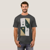 Trader Vibes - Kaarsen, Koffie & Chaos T-shirt (Voorkant volledig)