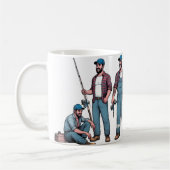 Trades Mannen Must Fish Classic Mok, 325 ml Koffiemok (Links)