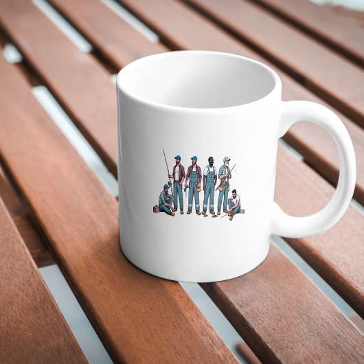 Trades Mannen Must Fish Classic Mok, 325 ml Koffiemok