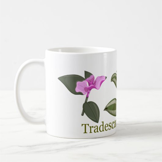 Tradescantia cup 2 koffiemok (Links)