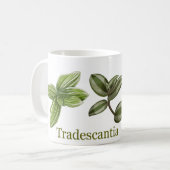 Tradescantia cup koffiemok (Voorkant links)