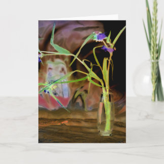 "Tradescantia" Digitaal gewijzigde ventilator in e Kaart