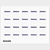 Tradesman Classic Job Design Vierkante Sticker (Vel)
