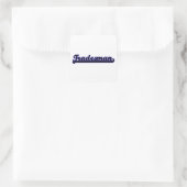 Tradesman Classic Job Design Vierkante Sticker (Tas)