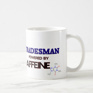 Tradesman Powered by caffeine Koffiemok