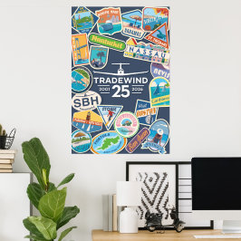 Tradewind 25ste Verjaardag Verticale Poster
