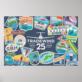 Tradewind 25th Anniversary Horizontale Poster