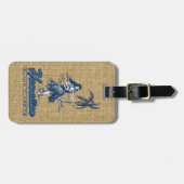 Tradewinds Hawaiian Island Hula Girl Bright Bagagelabel (Voorkant horizontaal)