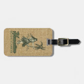 Tradewinds Hawaiian Island Hula Girl Bright Bagagelabel (Voorkant horizontaal)