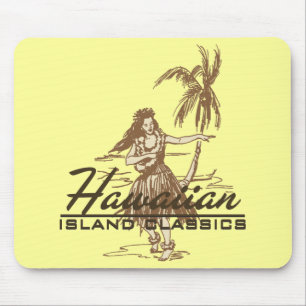 Tradewinds Hawaiian Island Hula Girl Bright Muismat