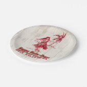 Tradewinds Holiday Hawaiian Hula Girl Papieren Bordje (Gekanteld)