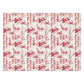 Tradewinds Holiday Hawaiian Hula Girl Toile Tafelkleed (Voorkant (Horizontaal))