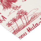 Tradewinds Holiday Hawaiian Hula Girl Toile Tafelkleed (Gekanteld)