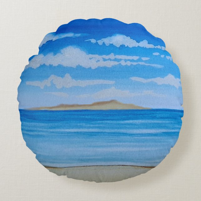 Tradewinds Maui Rond Kussen (Voorkant)