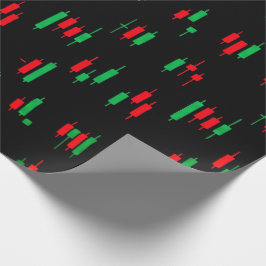 Trading Chart Pattern Streetwear Red Green Candle Cadeaupapier