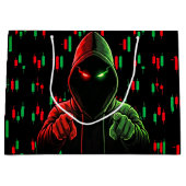 Trading Chart Pattern Streetwear Red Green Candle Groot Cadeauzakje (Voorkant)