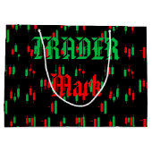 Trading Chart Pattern Streetwear Red Green Candle Groot Cadeauzakje (Achterkant)