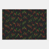 Trading Chart Pattern Streetwear Red Green Candle Inpakpapier Vel (Voorkant 2)